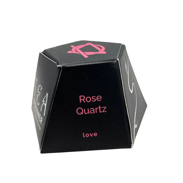 1 stk. Te-�g med R� Rosenkvarts - Rose Quartz