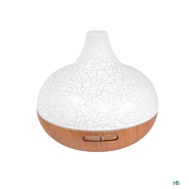 Santorini Atomiser med Shell Effect - LED USB, Timer  Aroma Diffuser.