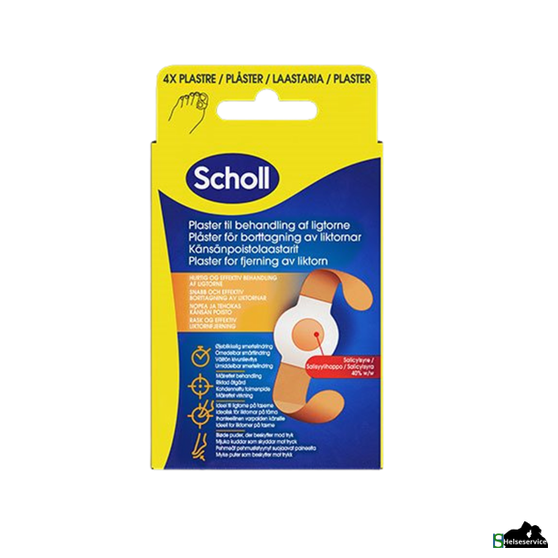 Scholl Ligtorn Plaster 4 stk.