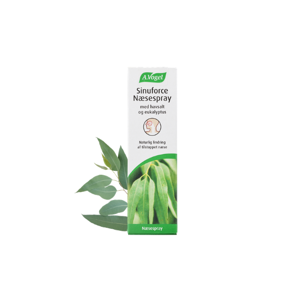A.Vogel Sinuforce N�sespray 20 ml &ndash; Naturlig havsalt n�sespray med eukalyptus mod tilstoppet n�se.