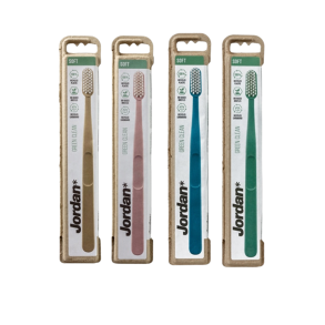 Jordan Tandbrste Green Clean Soft Ass. farver 1 stk.