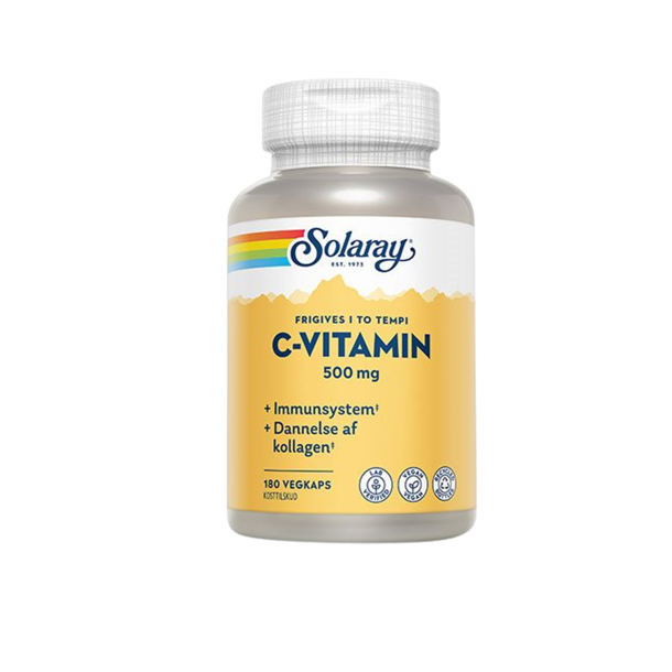 Solaray C-vitamin 500 mg 180 kaps.