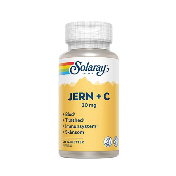 Solaray Jern + C 90 tab.