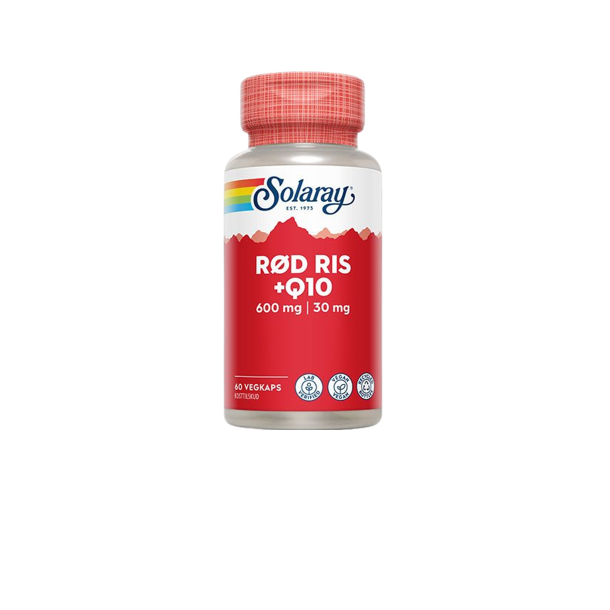 Solaray R�d ris og Q10 - 60 kap.