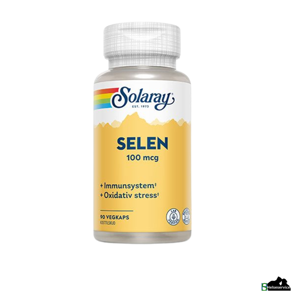 Solaray Selen Kapsler 90 stk