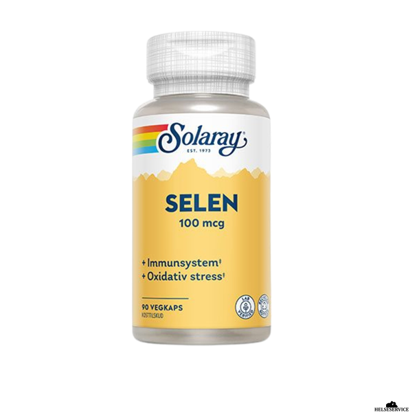 Solaray Selen Kapsler 90 stk