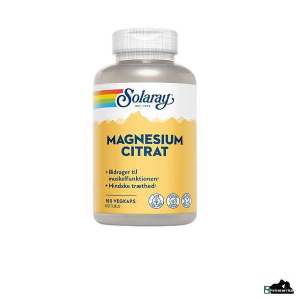 Solaray Magnesium Citrat 180 kap