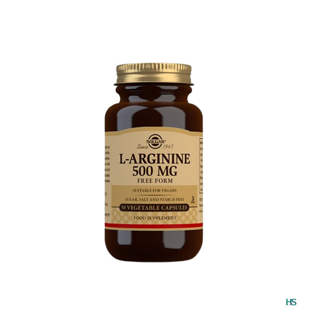 Solgar L-Arginin 500mg - 50 kap.