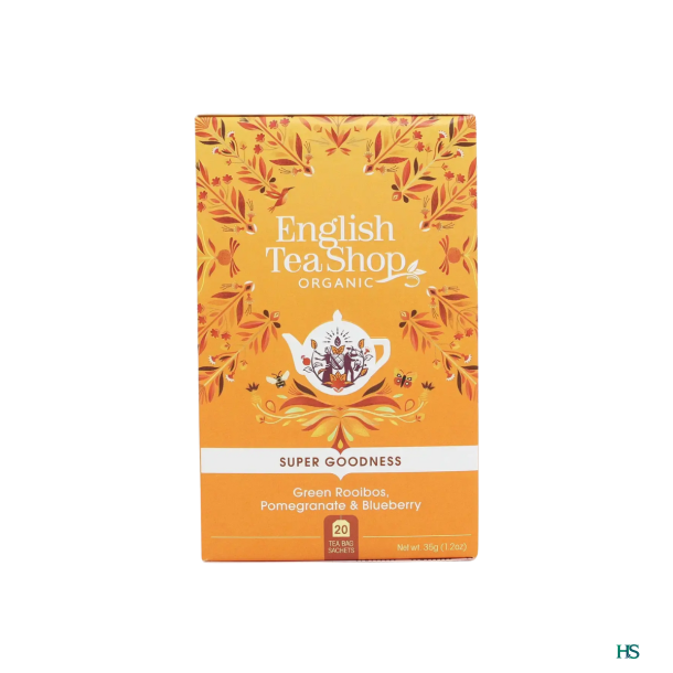 English Tea Shop Green Rooibos, Pomegranate &amp; Blueberry Tea  ko 20 breve