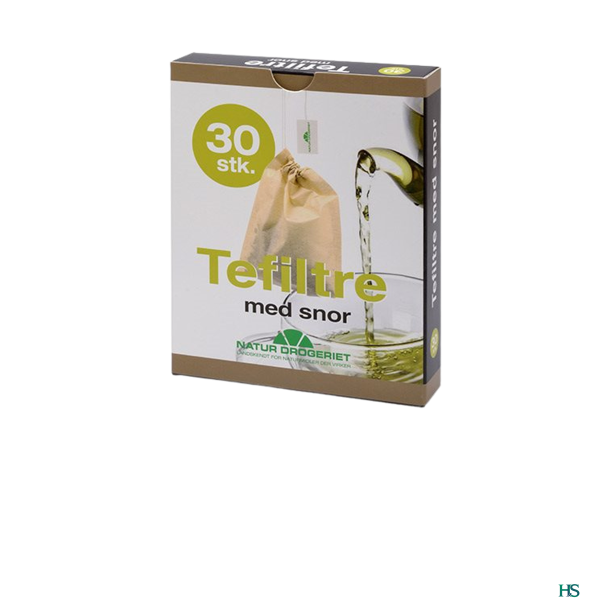 Natur Drogeriet Tefiltre med snor 30 stk.