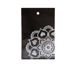 Aromandise Tibetansk rgelsesholder i sort Fedtsten