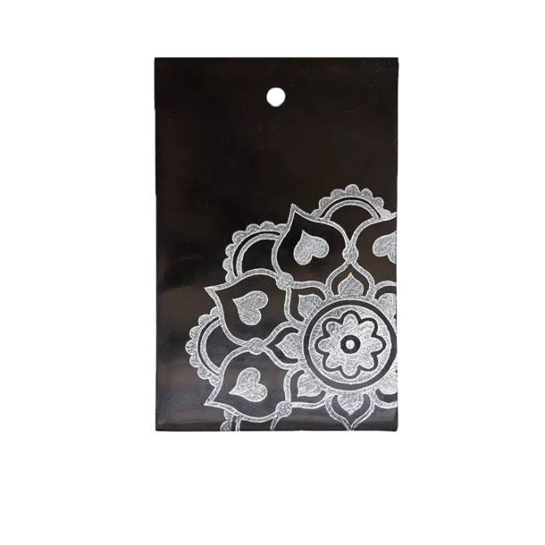 Aromandise Tibetansk r�gelsesholder i sort Fedtsten