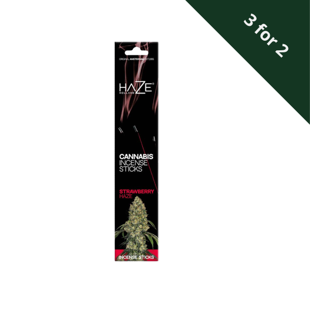 HaZe Cannabisr�gelse med Jordb�r 15 sticks