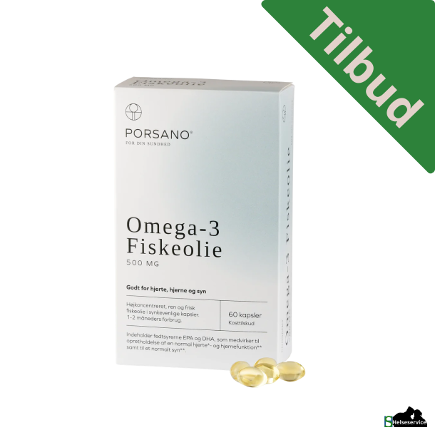 Porsano Omega-3 Fiskeolie