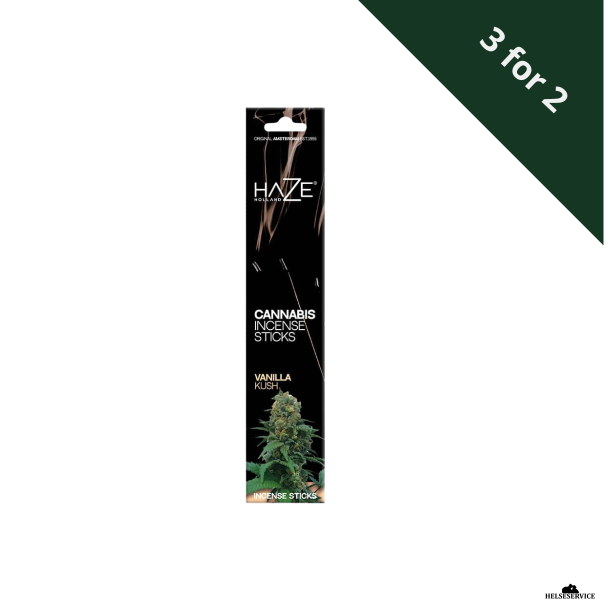 HaZe Cannabisrgelse med Vanilla 15 sticks
