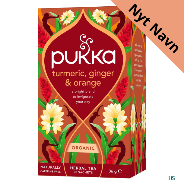 Pukka Tumeric Ginger og Orange te  20 breve