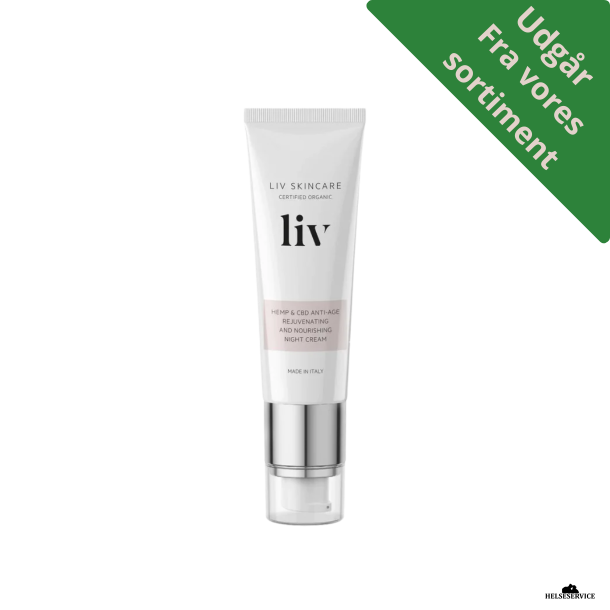 Liv skincare, Anti-age CBD natcreme, ko. 45 ml