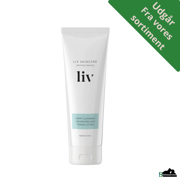 Liv skincare, Rensemlk/tonic med hampolie, kologisk