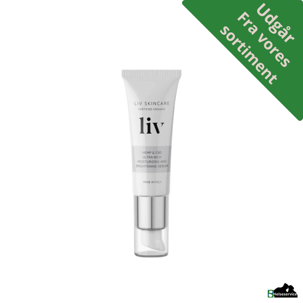Liv skincare, ensartende CBD fugtserum, ko. (20 ml)