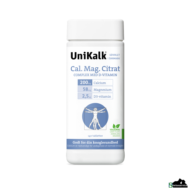 Unikalk Cal-Mag-Citrat (140 stk.)