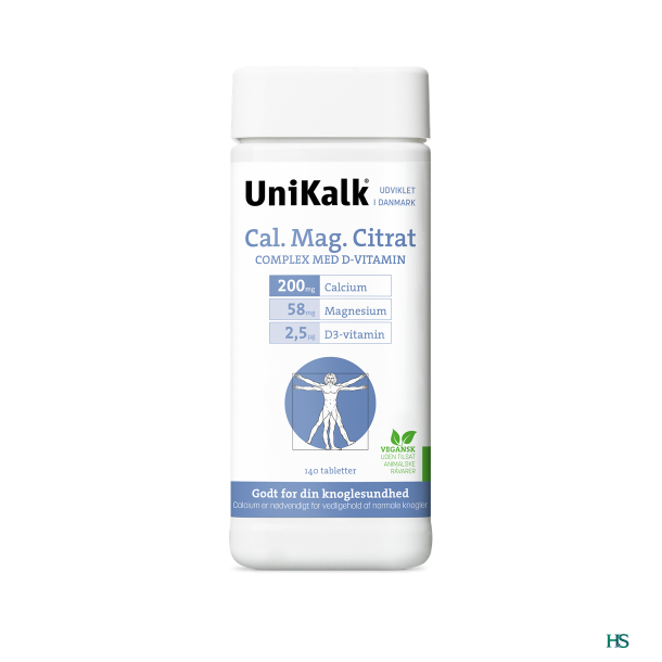 Unikalk Cal-Mag-Citrat 140 stk.