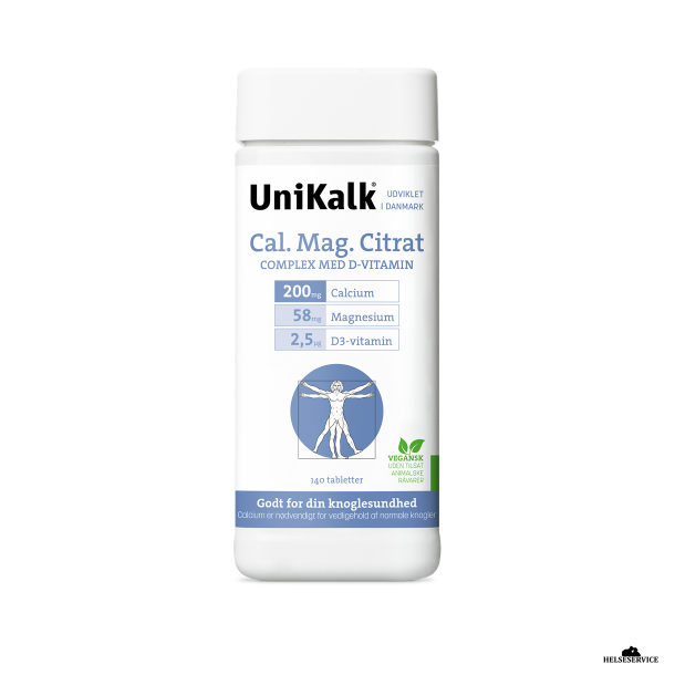 Unikalk Cal-Mag-Citrat (140 stk.)