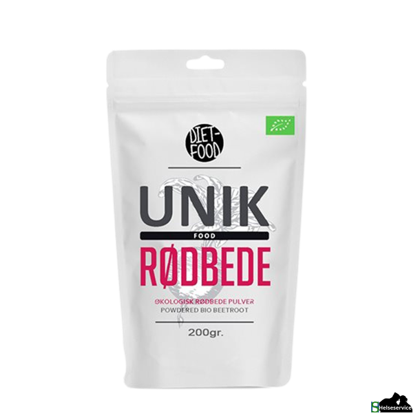Unikfood Rdbedepulver 200g