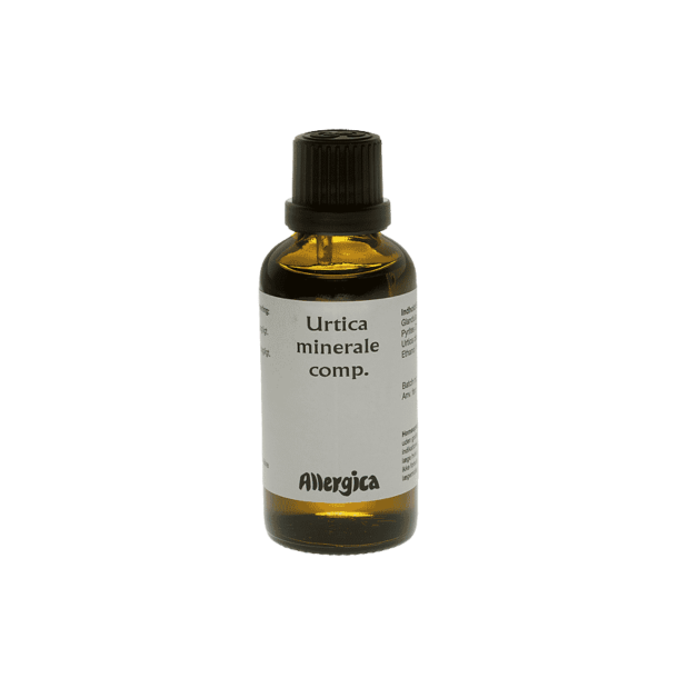 Allergica Urtica minerale comp. 50 ml hom�opatisk l�gemiddel med Stor N�lde og mineralske aktivstoffer.