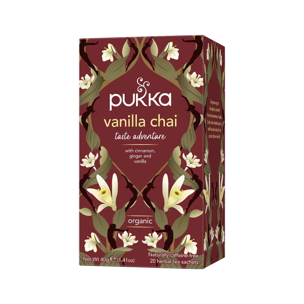 Pukka Vanilla Chai te � 20 breve