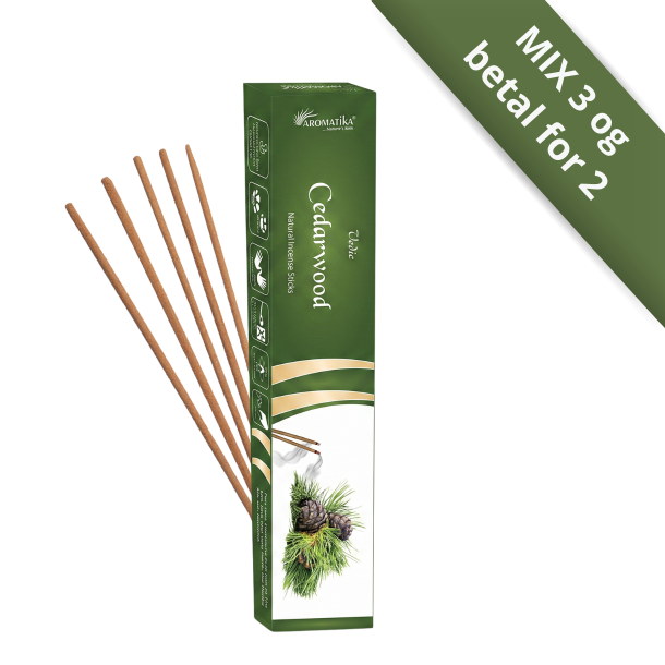 Aromantika Vedic H�ndrullet R�gelse - Cedarwood 15g