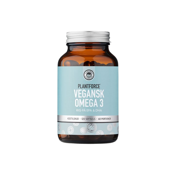 Plantforce Omega 3 Vegansk 120 kaps.