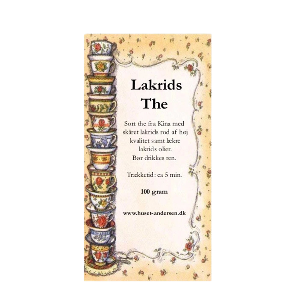 Huset Andersen - Lakrids The 100g i pose