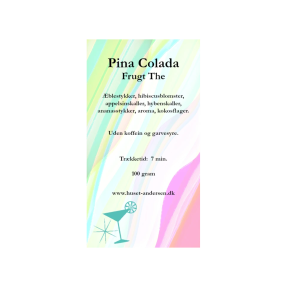 Huset Andersen - Pina Colada - frugt the 100g i pose