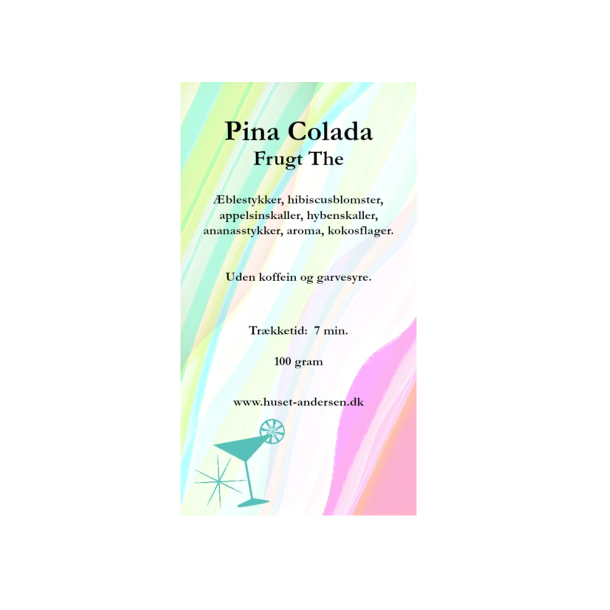 Huset Andersen - Pina Colada - frugt the 100g i pose