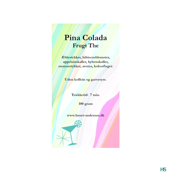 Huset Andersen - Pina Colada - frugt the 100g i pose