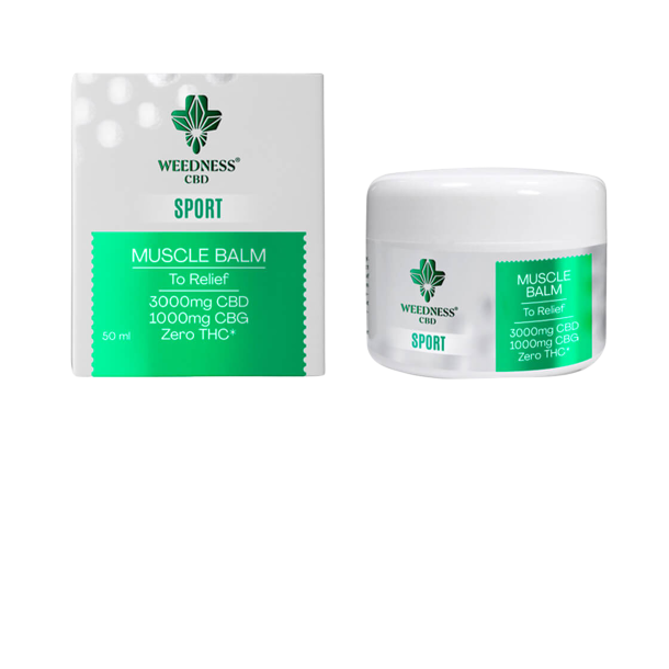 Weedness Muskelaflastende balm 50 ml med CBD