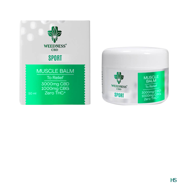 Weedness Muskelaflastende balm 50 ml med CBD