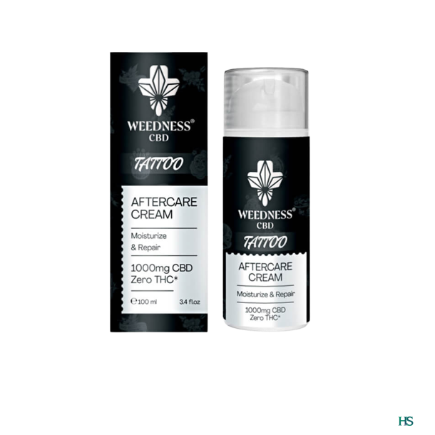 Weedness Tatoo aftercare creme til friske tatoveringer 100 ml