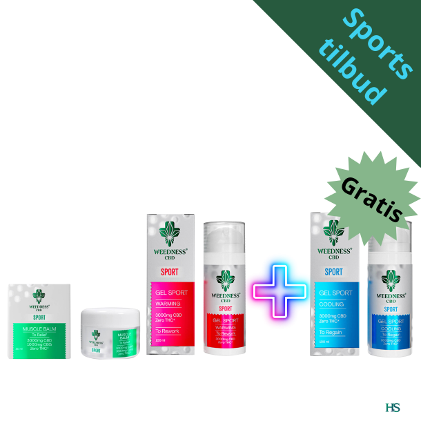 Weedness Sportspakke 3 dele 