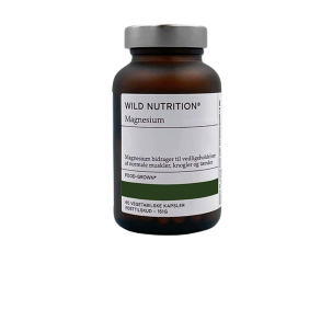 Wild Nutrition Magnesium Food-Grown 60 kapsler.