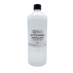Stor 1 liters dunk med AW Aromatics alkoholfri Witch Hazel Destillat (Troldn�d) til DIY hudpleje.