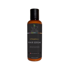YAZ Persian Herbs Vitamin A Hair Serum. Brun 100 ml flaske med eksklusiv sort og guld etiket.