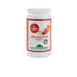 Natur-Drogeriet �bleeddike Complex 90 kapsler i hvid b�tte med beige etiket &ndash; biotherapeutisk tilskud med fermenteret �blesaft hos Helseservice.