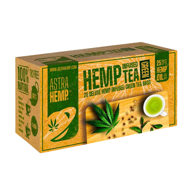 Astra Hemp Infused Hemp Green Tea 20 breve