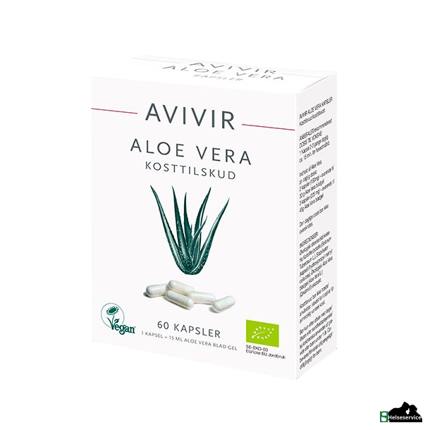 AVIVIR Aloe Vera Kapsler  60 kap.