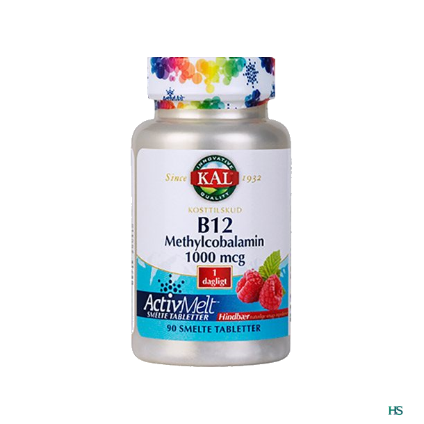 KAL B12 Methylcobalamin 90 tab.