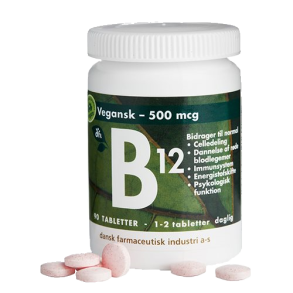 DFI B12 vitamin 500 mcg 90 tab.