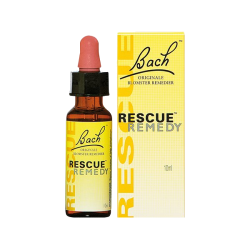 Bach Rescue Remedy dr�ber 10 ml &ndash; Originale alkoholfrie blomsterremedier i lille glasflaske med pipette.