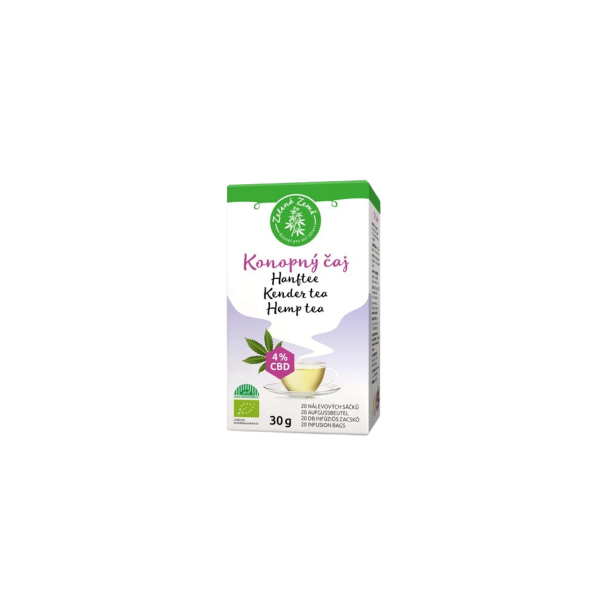 Cannadorra CBD Hampe-te Extra BIO 20 breve med 4% CBD for naturlig ro og balance.