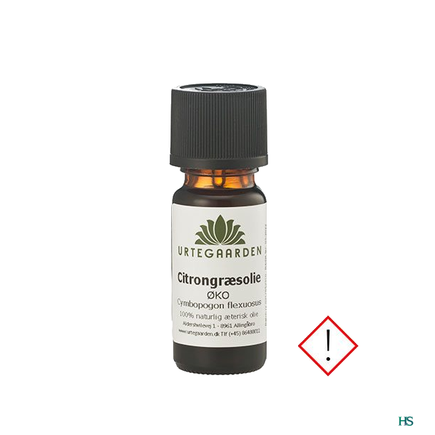 Urtegaarden Citrongrsolie KO 10 ml